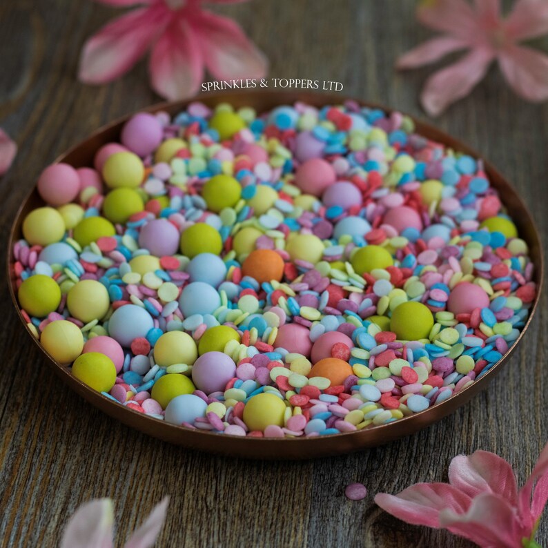 All Summer Long Sprinkles Mix Cupcake Cake Decorations