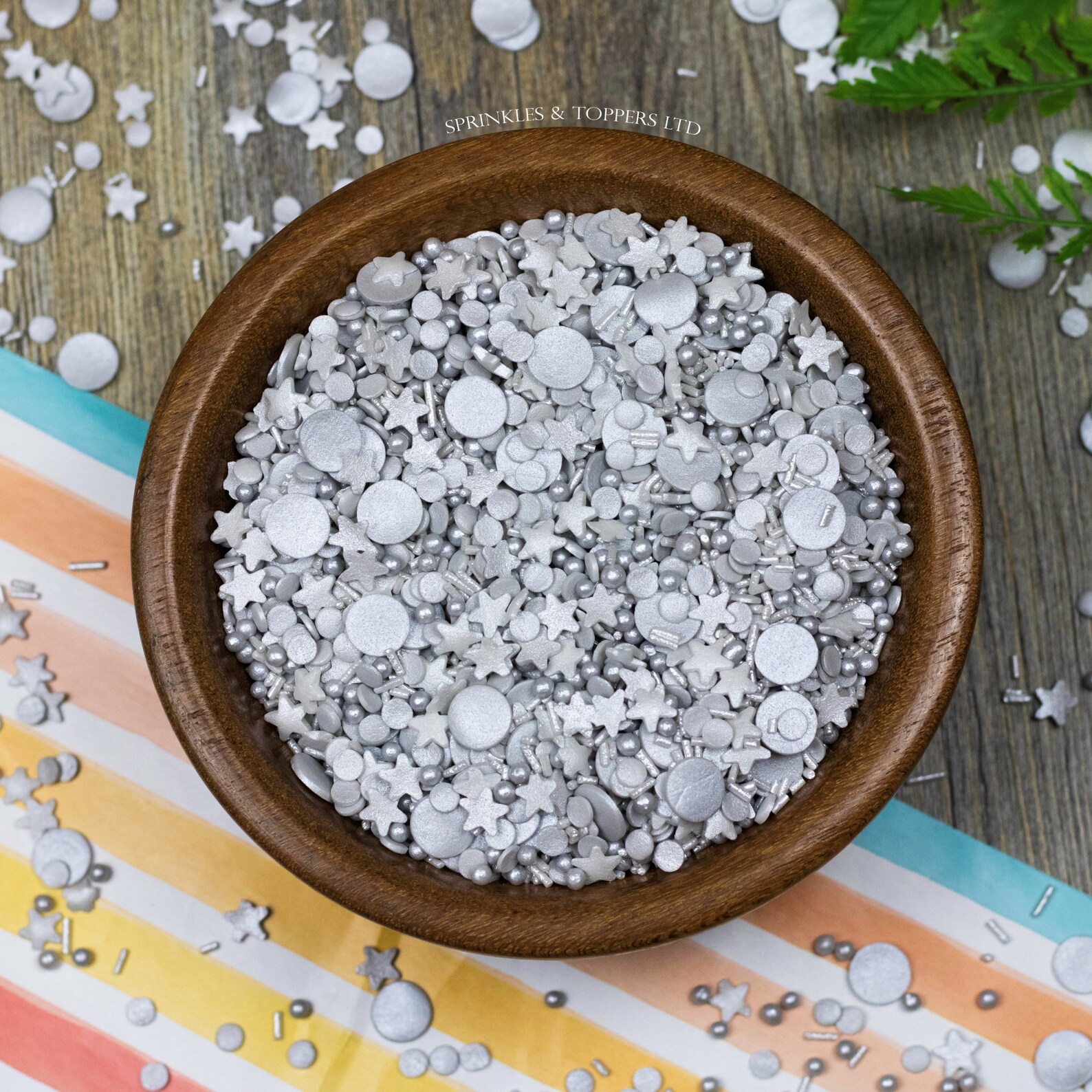 Silver Lining Sprinkles Mix Cupcake / Cake Decorations Etsy