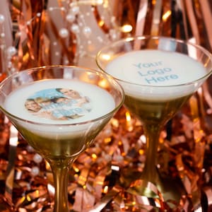 Drankjes Toppers ~ Eetbare Foto ~ AFBEELDING OF TEKST 2" / 5 cm