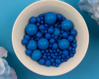 Dark Blue Chocolate Balls Mix Sprinkles (100g)