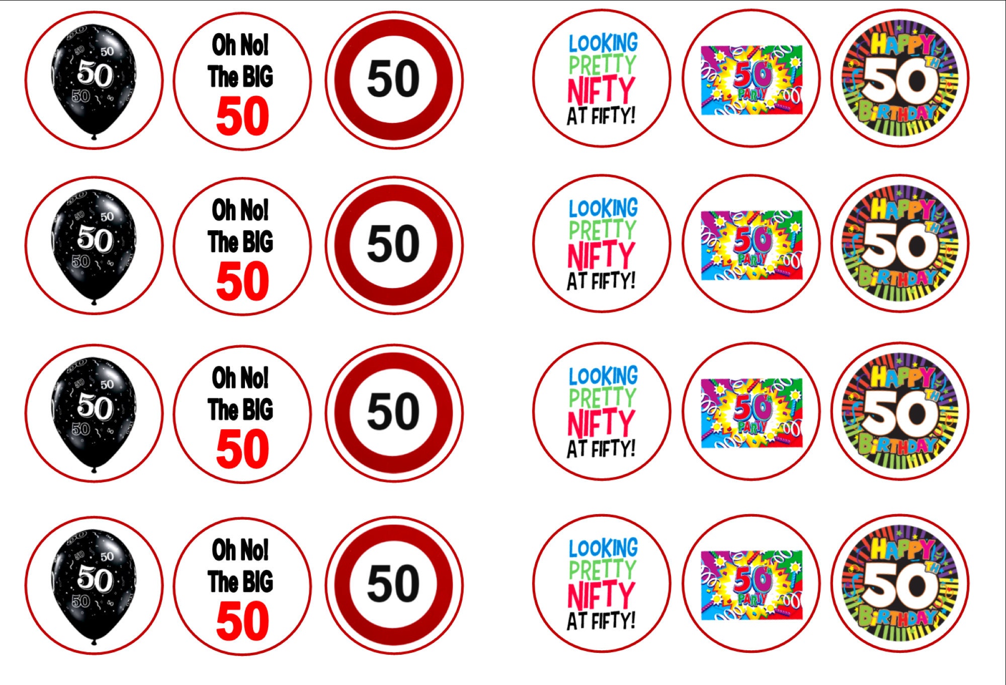 50th Birthday Collection 1.3 Discs - Etsy