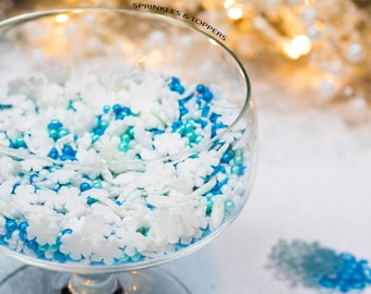 Frozen Themed Sprinkles Mix Cupcake / Cake Decorations