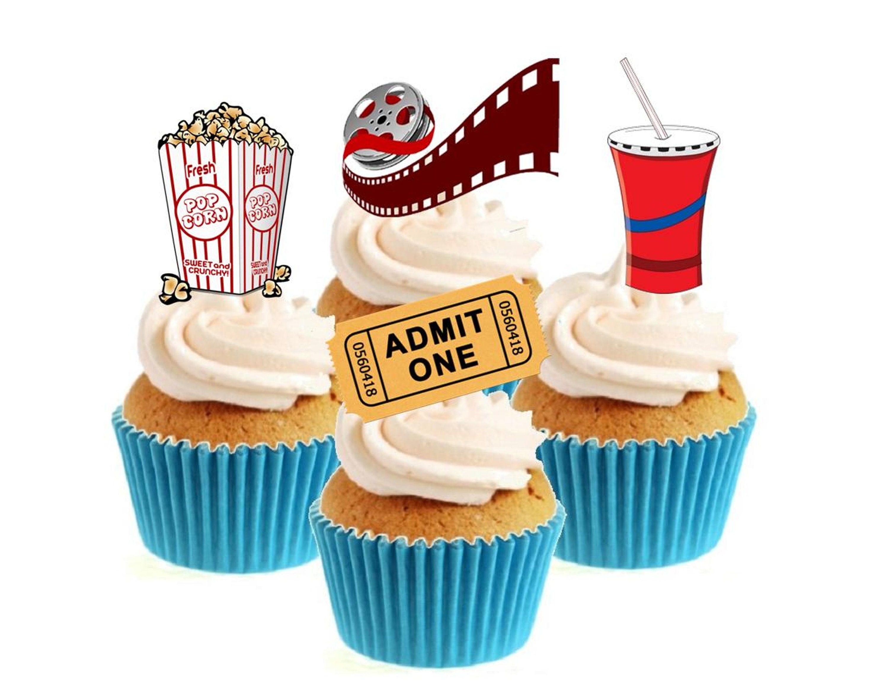 Buy Movie Night Collection Stand up Cake Toppers 12 Pack Online in