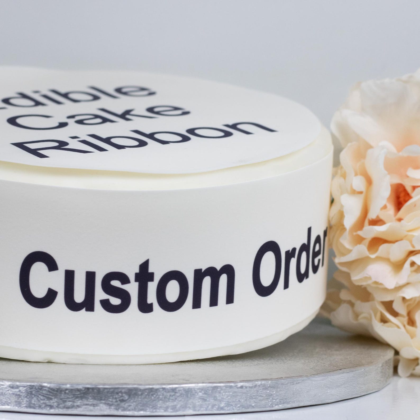 Custom Edible Cake Ribbon Any Image Edible Print - Etsy