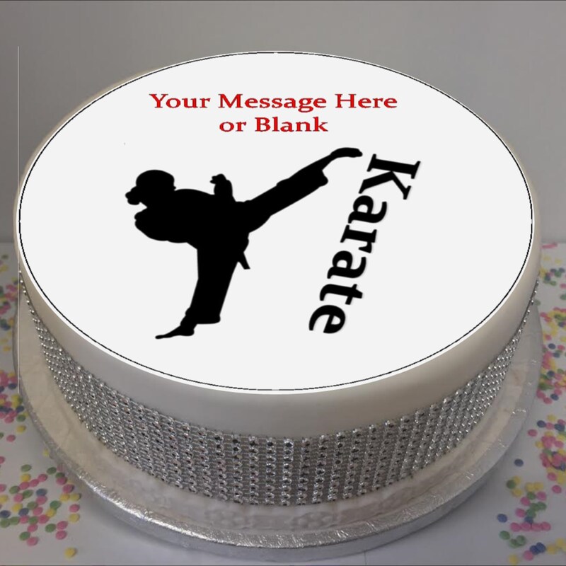 Karate Cake Topper - Etsy
