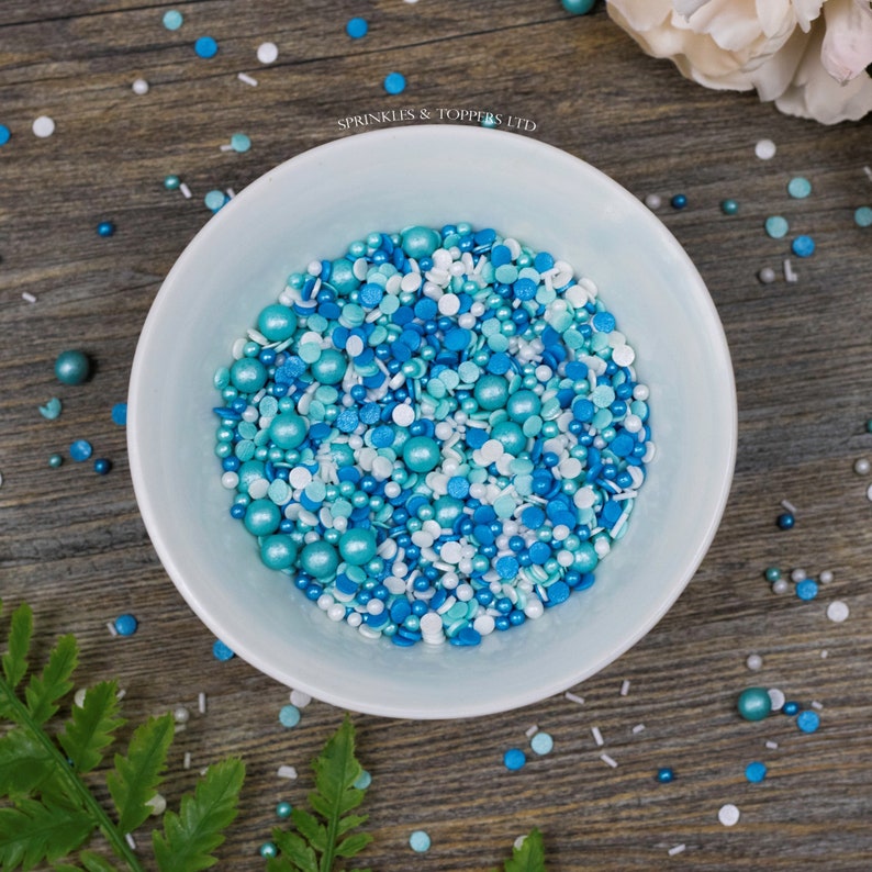 By the Ocean Sprinkles Mix Cupcake / Cake Decorations - Etsy