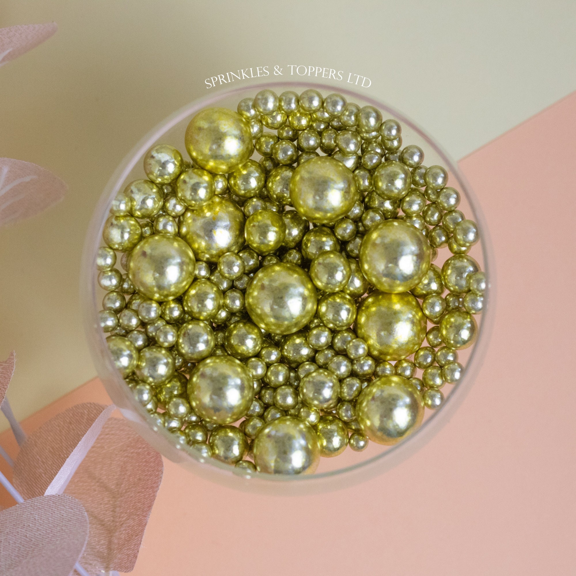 Metallic Gold Chocolate Balls Mix 5mm/10mm/20mm 100g Etsy UK