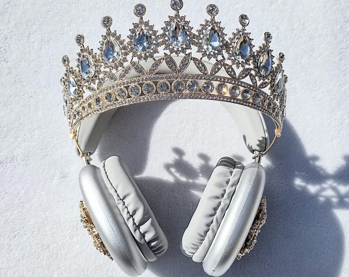 Gold Crown Headphones