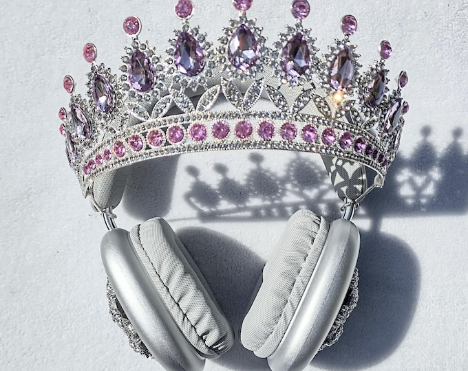 Purple Crown Headphones