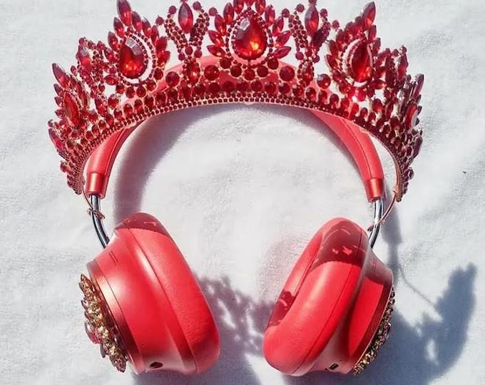 Red Crown Headphones