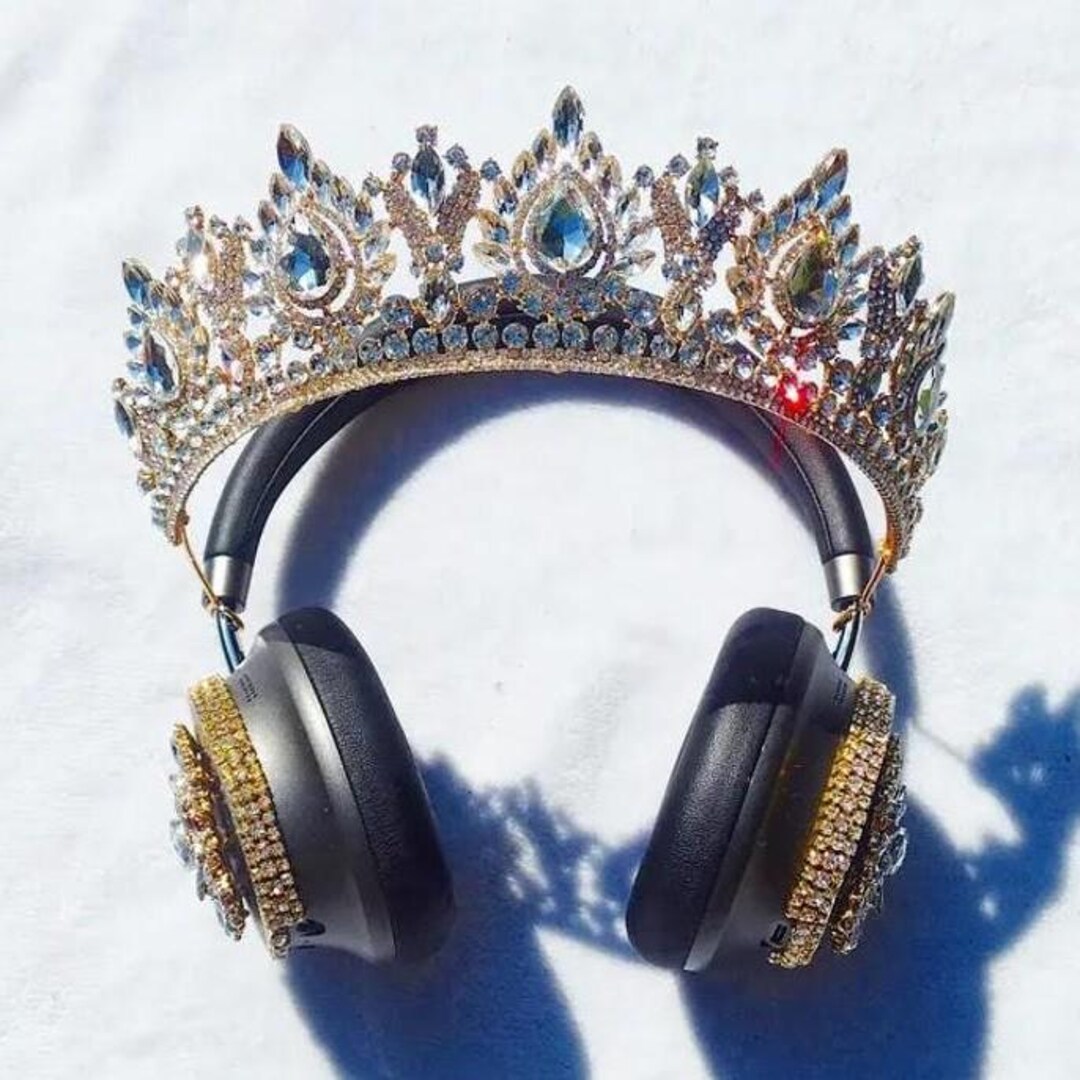 Gold Crown Headphones - Etsy Canada