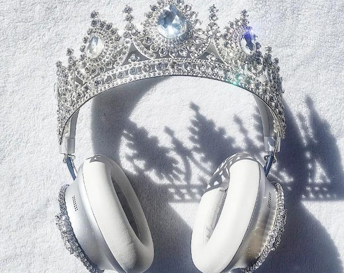 Silver Crown Headphones