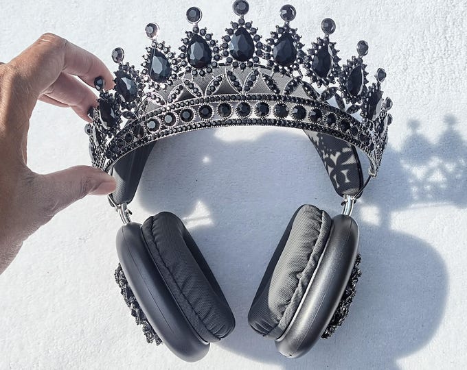 Black Crown Headphones