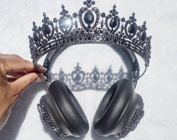 Black Crown Headphones