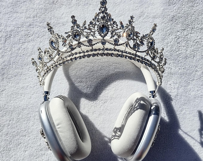 Silver Crown Headphones