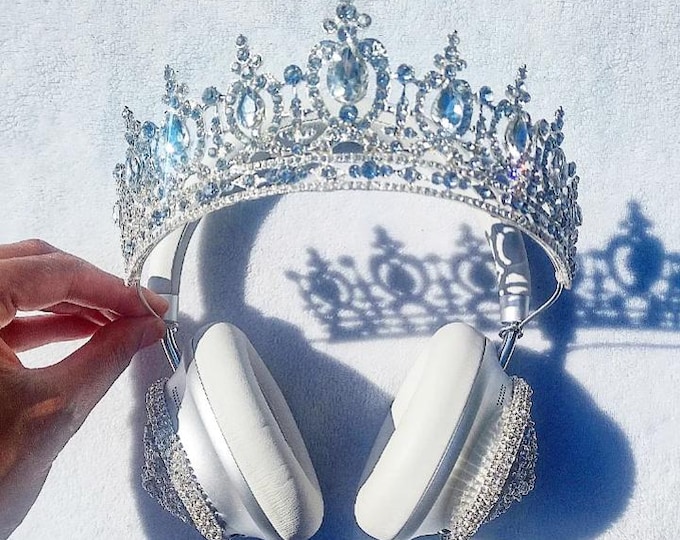Silver Crown Headphones