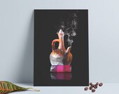 Jebena Art - Ethiopian Art - Coffee Ceremony Poster
