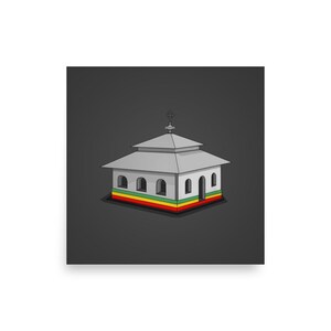 Ethiopian Orthodox Church , Ethiopian Art, Habesha Gift, Ethiopian Gift Poster Poster