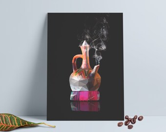 Jebena Art - Ethiopian Art - Coffee Ceremony  Poster