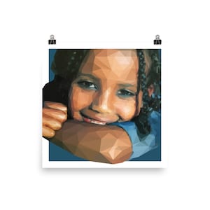13 meses de sol, arte etíope, regalo de Habesha, regalo de Etiopía, cartel antiguo de Etiopía, cartel de arte del polígono etíope