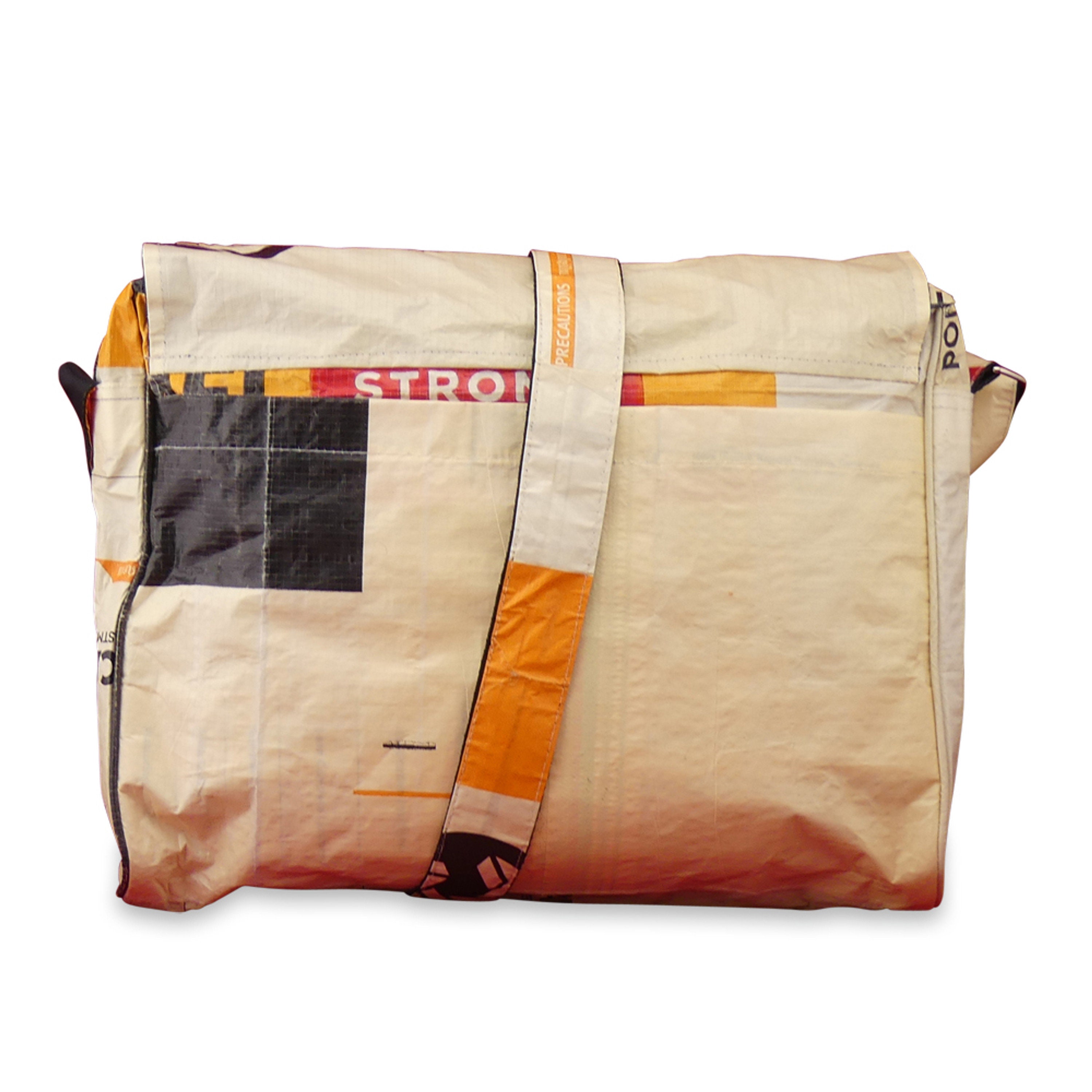 Upcycling Messenger Bag Maly Large aus Zementsack Etsy.de