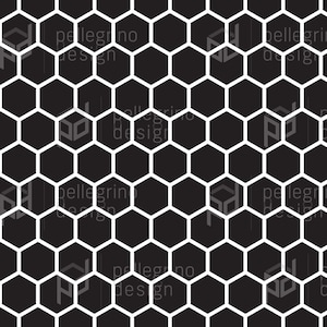 Honeycomb Pattern, Solid Geometric Hexagon Design, Cricut & Laser Cut (Digital Download - svg, png, eps, dxf)