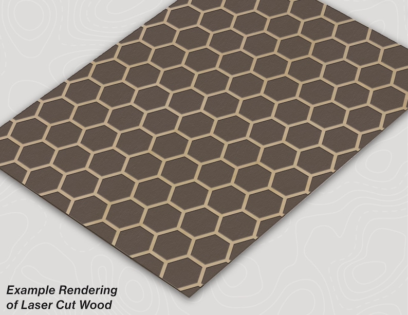 Padrão de favo de mel, design geométrico sólido de hexágonos, corte a laser e Cricut (download digital - svg, png, eps, dxf) imagem 2