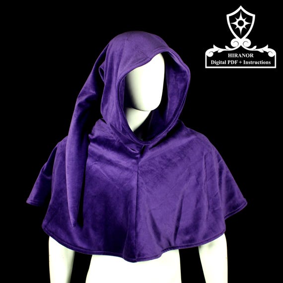 PDF Liripipe Medieval Hood Pattern Digital Download