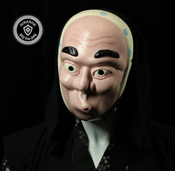 Hyottoko Mask STL File **DIGITAL DOWNLOAD** for 3d printing