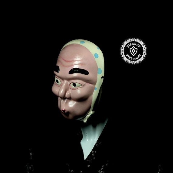 Hyottoko Mask STL File **DIGITAL DOWNLOAD** for 3d printing