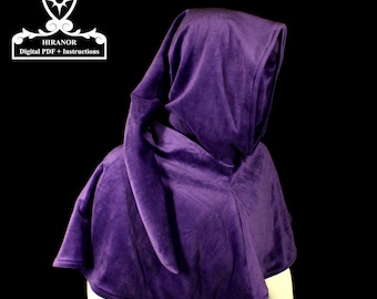 PDF Liripipe Medieval Hood Pattern Digital Download