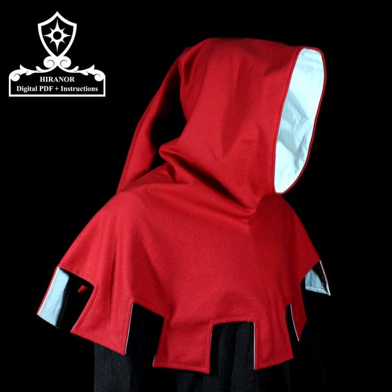 PDF Liripipe Medieval Hood Pattern Digital Download