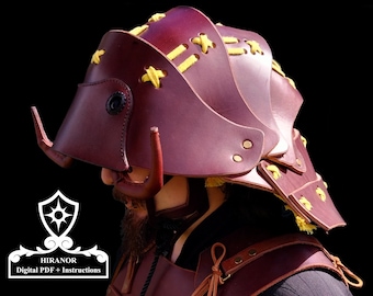 PDF Isopod Kabuto Helmet Leatherwork Pattern