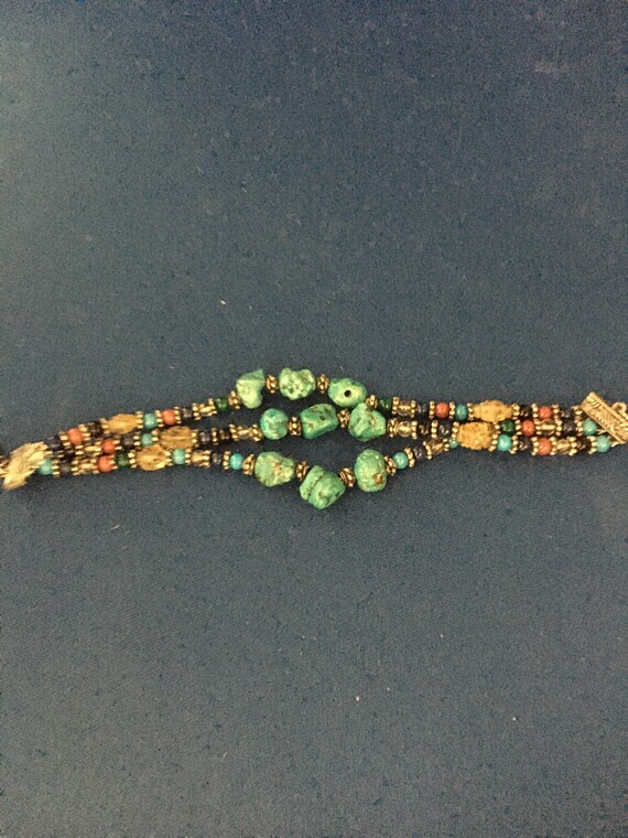 Turquoise with assorted stone beads View 3