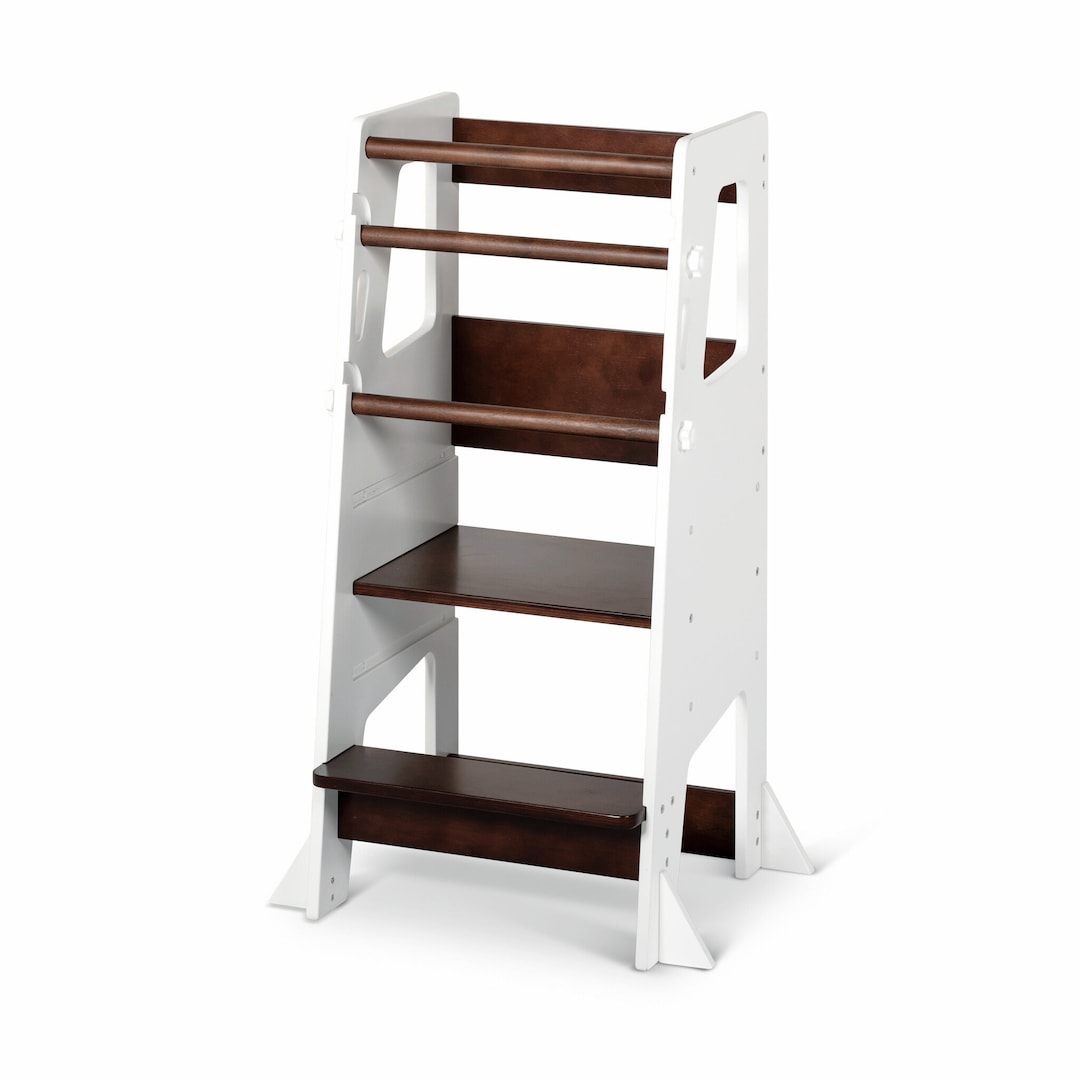 Children Risers Little Risers Learning Tower - White Walnut - Etsy Australia