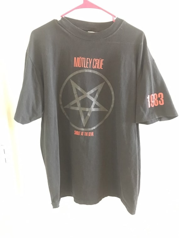 Vintage 1983 Motley Crue Shirt Size XL