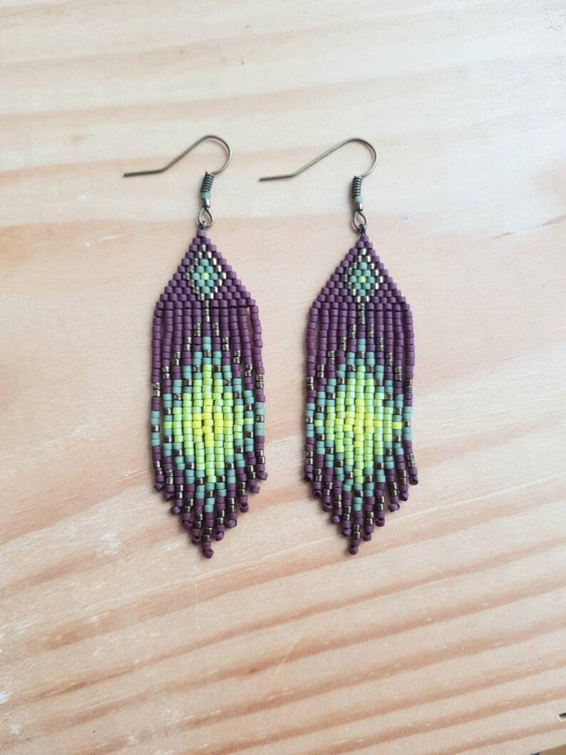 XIGAWAY Boucles D'oreilles à Franges En Forme De Chaîne Semi-circulaire