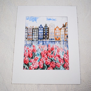 Watercolor Print Amsterdam