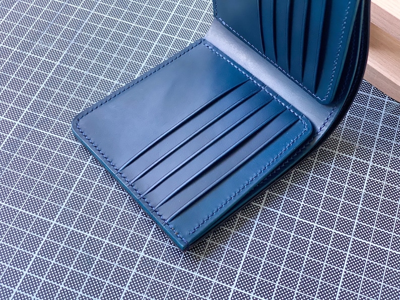 Buttero Bifold Leather Wallet. 10 Card Slots. Mens Gift. Etsy