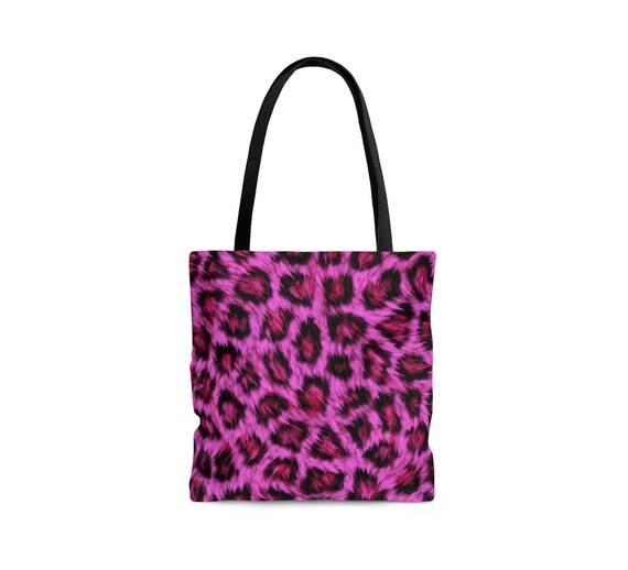Pink leopard print bag hotsell