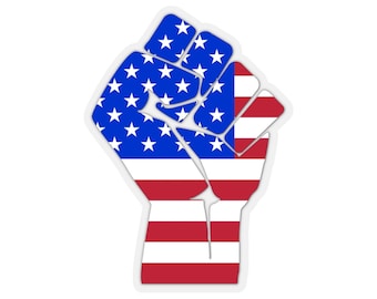Patriot Revolution Fist Kiss-Cut Stickers