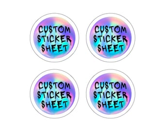 Custom Sticker Sheet - Make Your Own Stickers