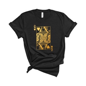 Gold Queen of Hearts T-Shirt