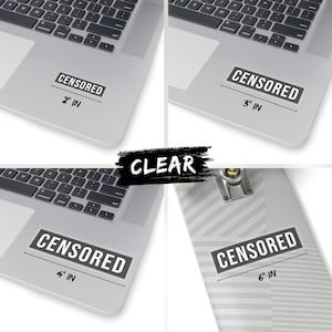 CENSORED Kiss-Cut Sticker image 9