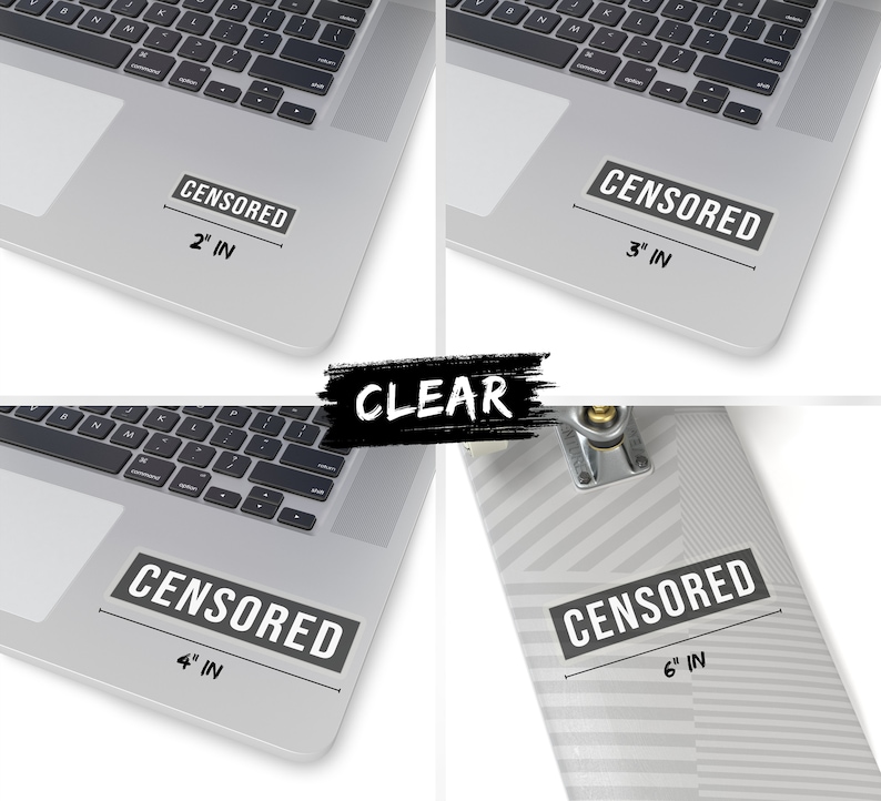 CENSORED Kiss-Cut Sticker image 9