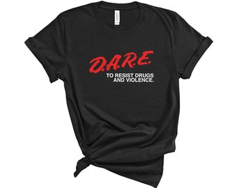 Program T-shirt D.A.R.E. to Resist Drugs Violence - Finland