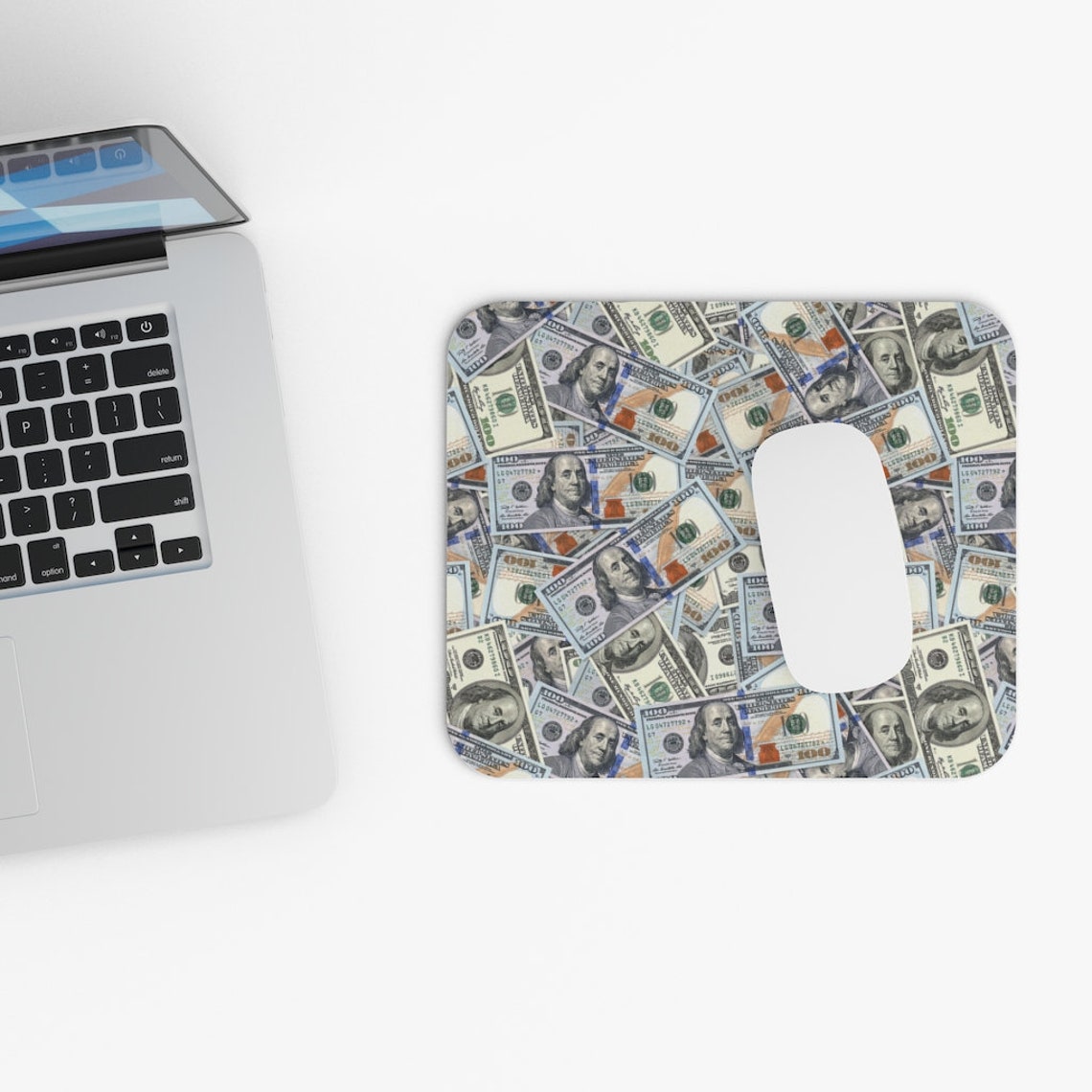 100 Dollar Bills Money Mouse Pad Etsy