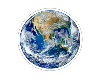 Planet Earth Kiss-Cut Sticker