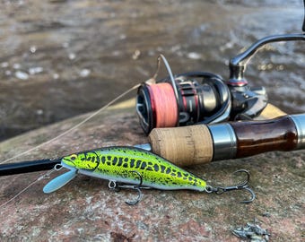Handcrafted fishing lure 80mm