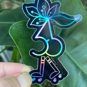 Cheeky Cherry Roller Holo Sticker